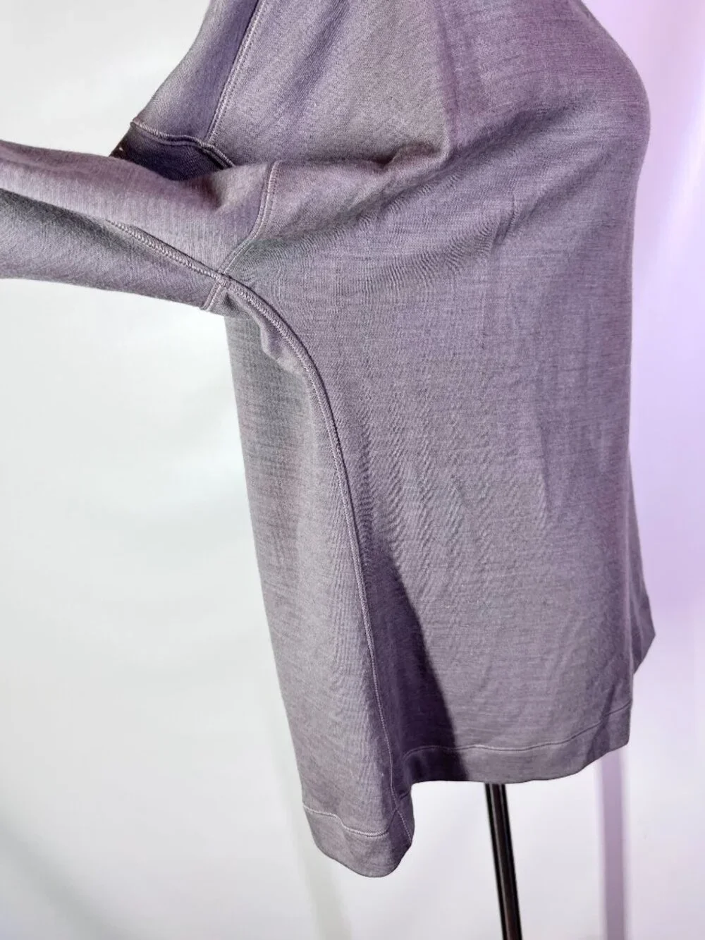 Lululemon Size 4 Principal Dancer Funnel Neck Sweater Pullover Lunar Rock Grey